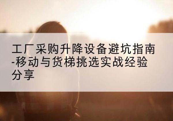 贡山移动式升降机怎么选-工厂采购升降设备避坑指南-移动与货梯挑选实战经验分享